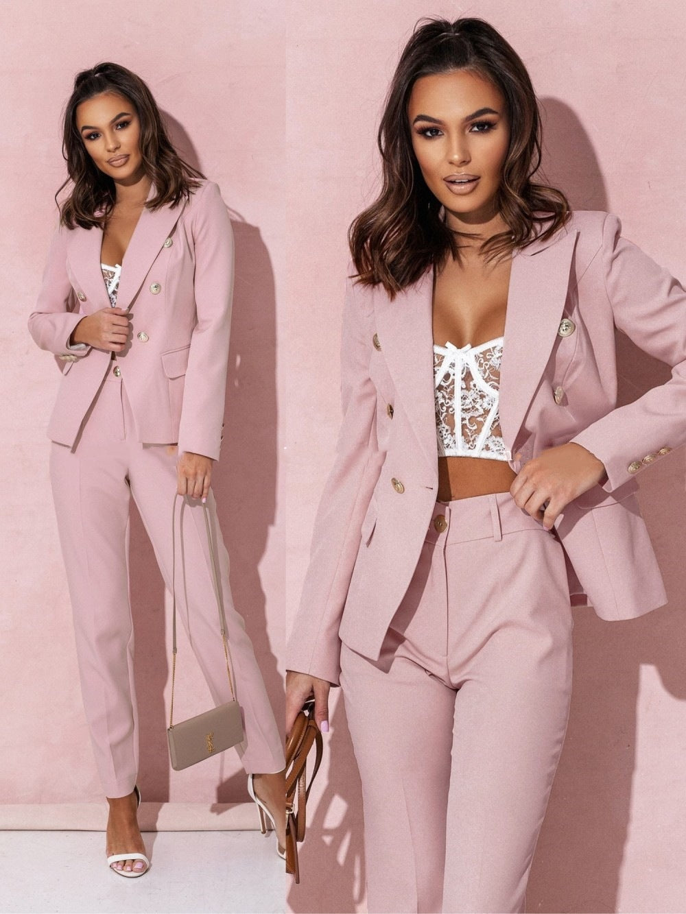 Sabrine | Schickes zweiteiliges Blazer-Outfit-Set
