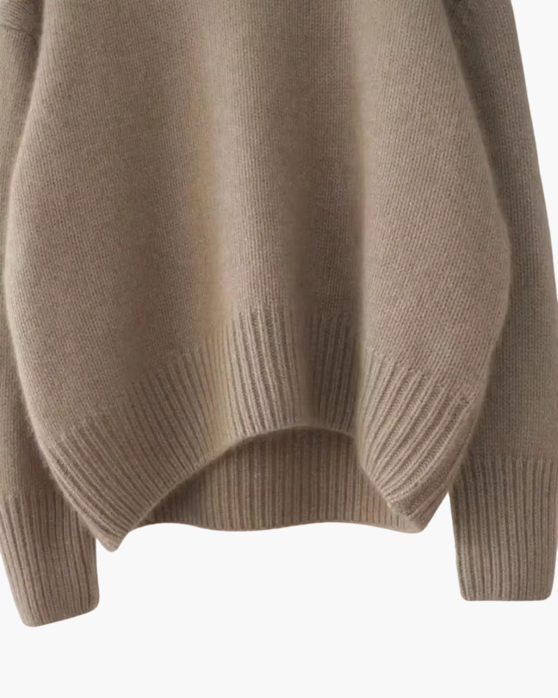 Isabella | Weicher Pullover mit hohem Kragen