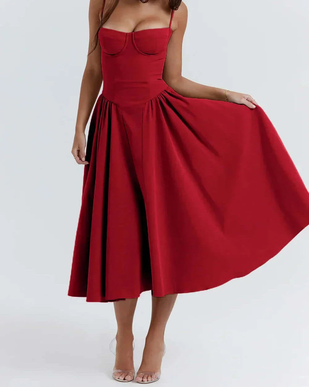 Diana | Korsett-Midikleid