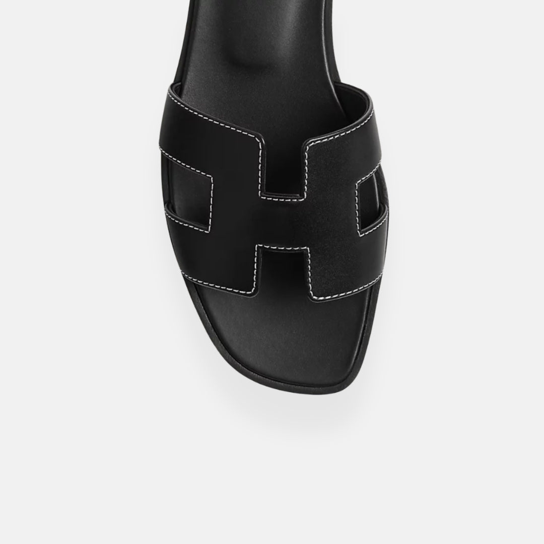 Daline | Durchbrochene flache Pantoletten