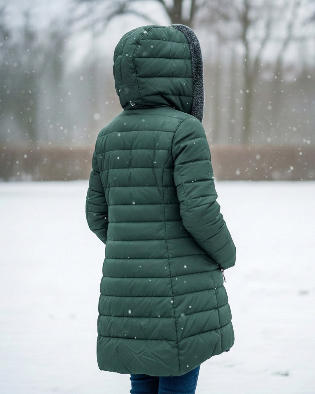 Clair | Doppel-Fleece-Puffer-Mantel