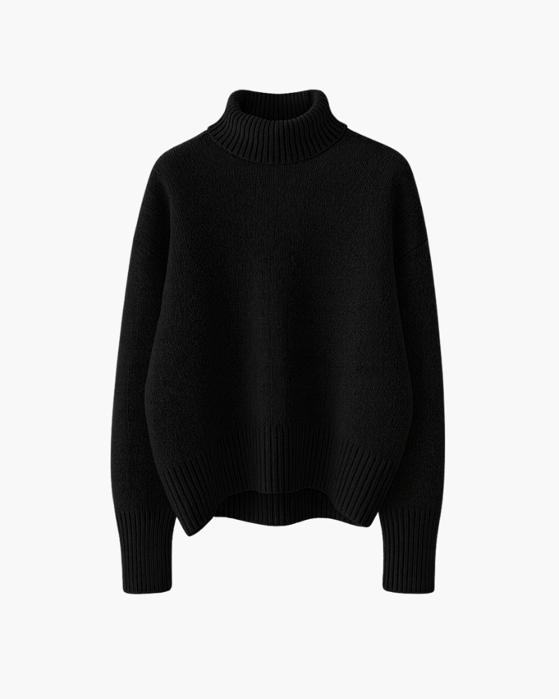 Isabella | Weicher Pullover mit hohem Kragen