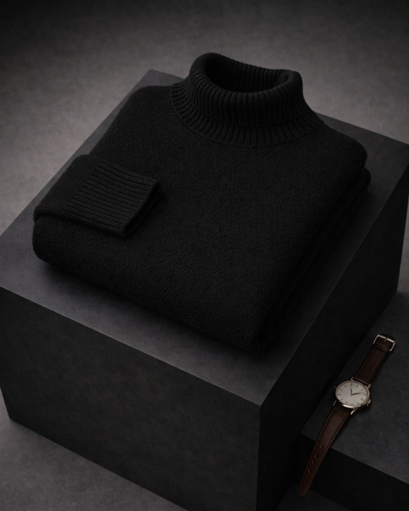 Isabella | Weicher Pullover mit hohem Kragen