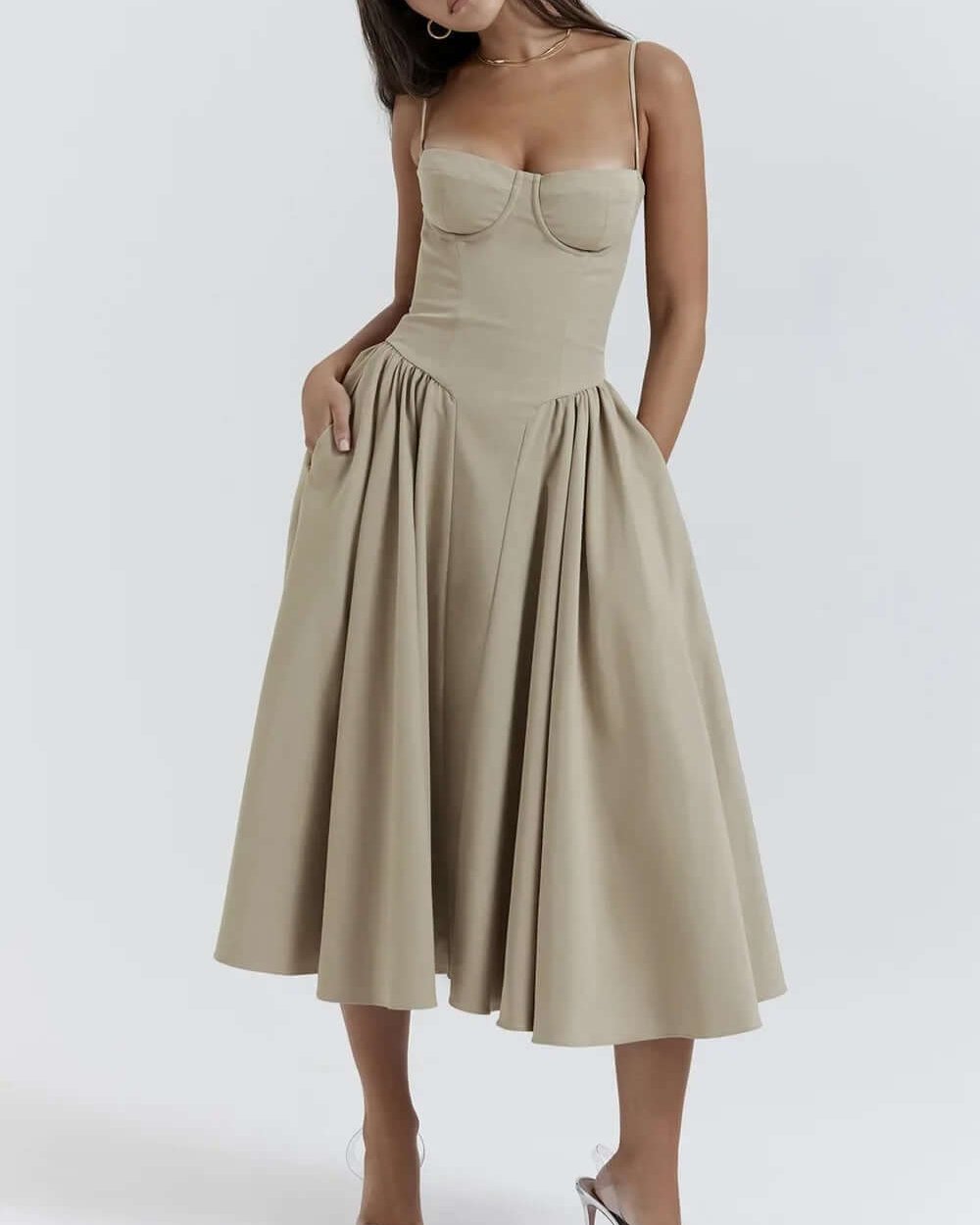 Diana | Korsett-Midikleid