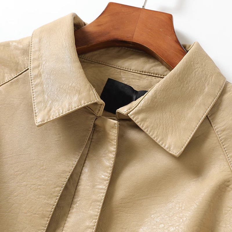 Übergangsjacke mit Taillenzug