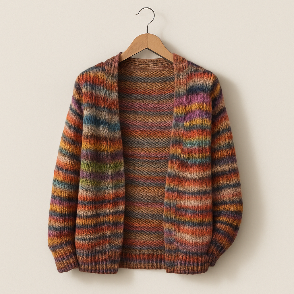 Strickjacke im Farbverlaufsstil