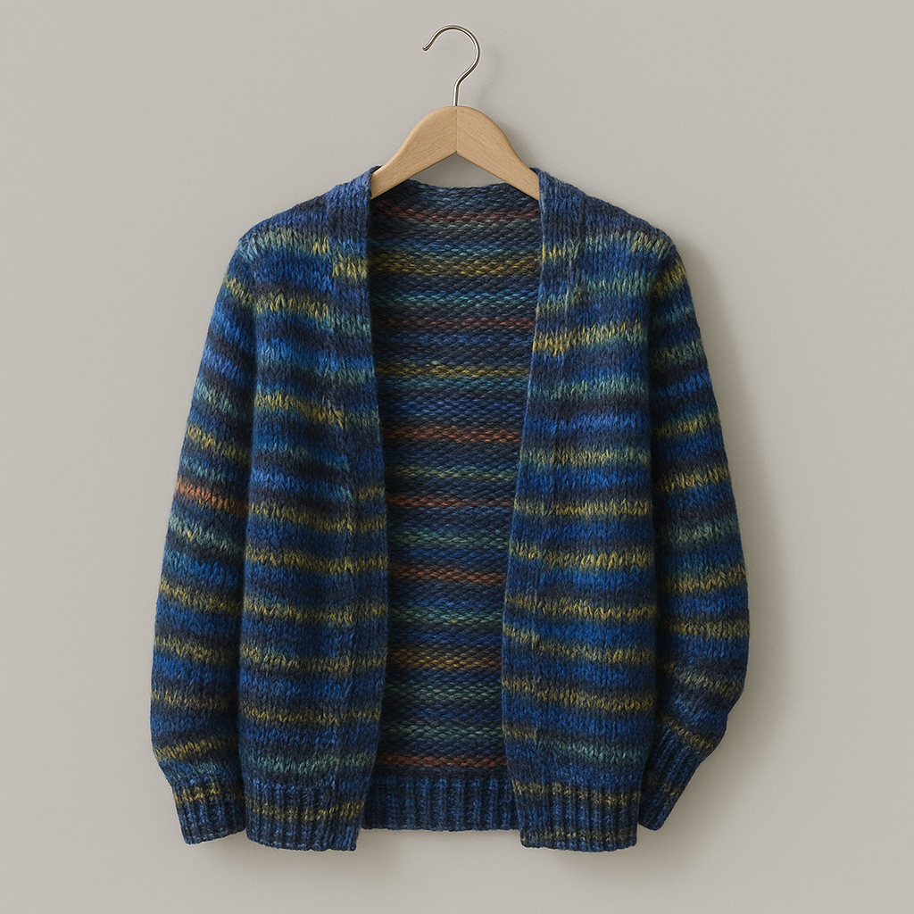 Strickjacke im Farbverlaufsstil