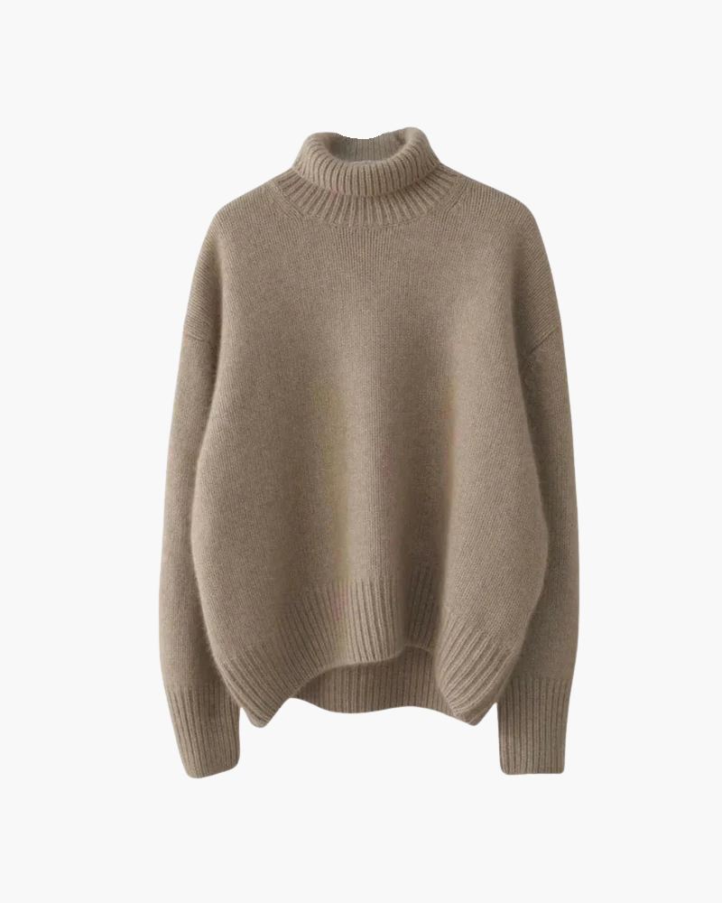 Isabella | Weicher Pullover mit hohem Kragen