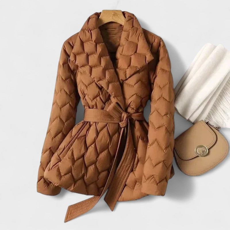 Vanessa | Steppjacke mit Gürtel