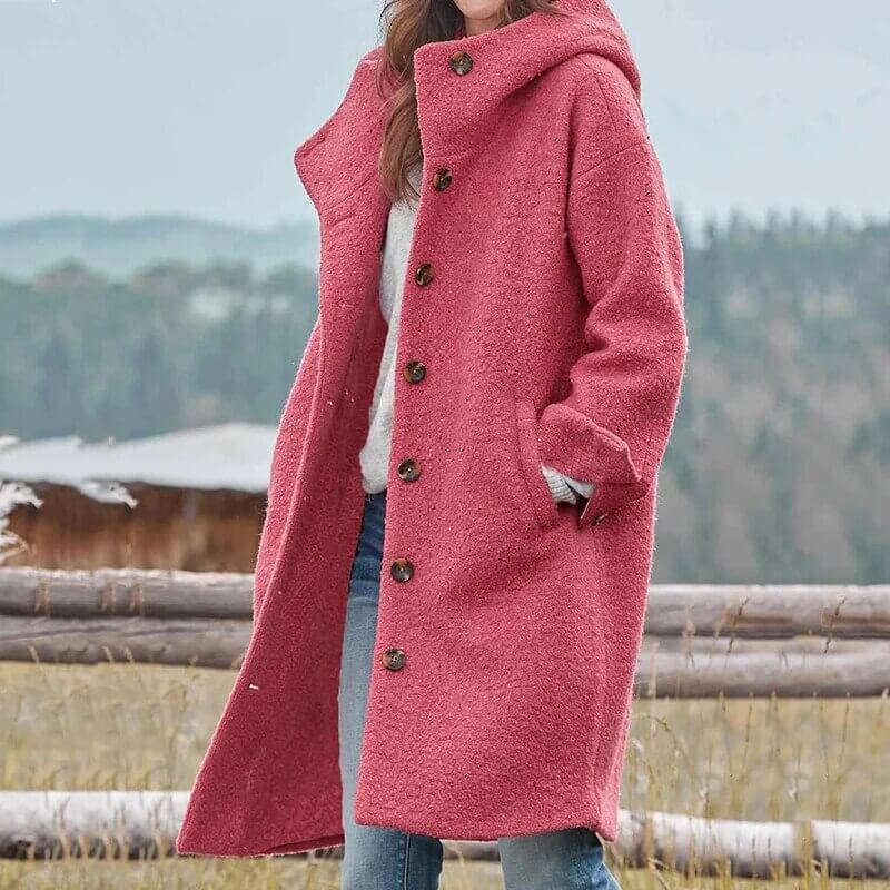 Elegante dicke Winterjacke für Damen