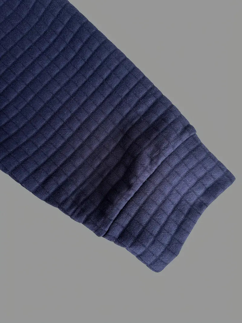 NordicWeave Langarm-Poloshirt für Herren – Warm, stilvoll und bequem