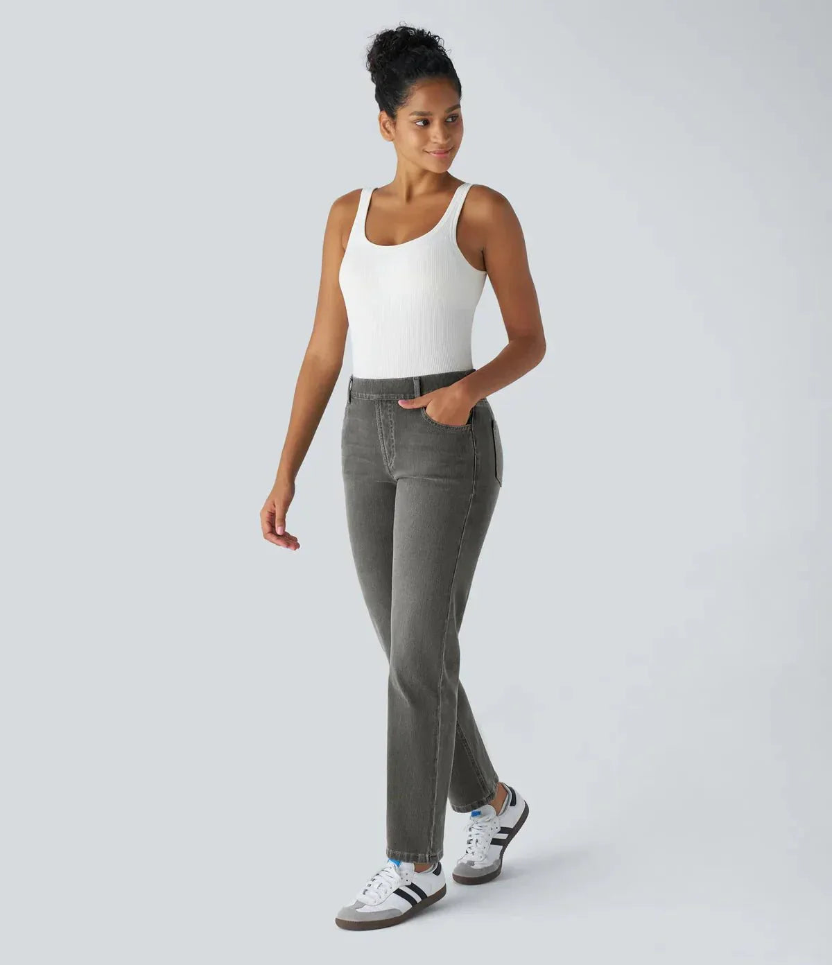 ComfortFit™ – Elastische und bequeme Hose mit hoher Taille 