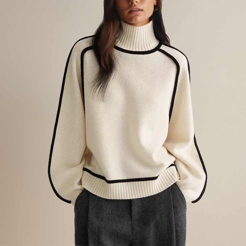 Rosa | Kuscheliger Rollkragenpullover