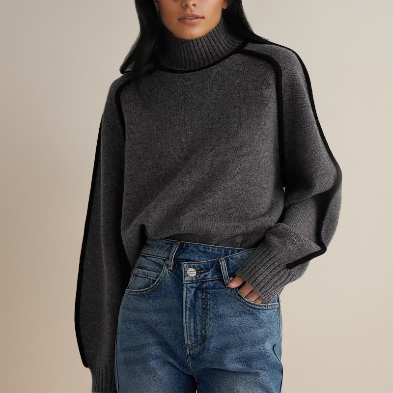 Rosa | Kuscheliger Rollkragenpullover