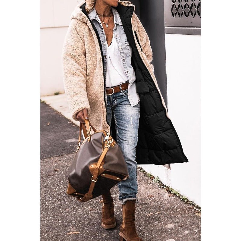 Elisandra | Moderner langer Wintermantel