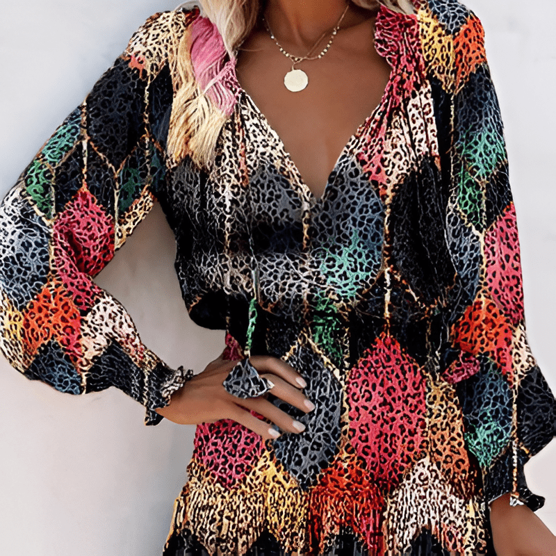 Annabelle | Fließendes Rüschen-Minikleid