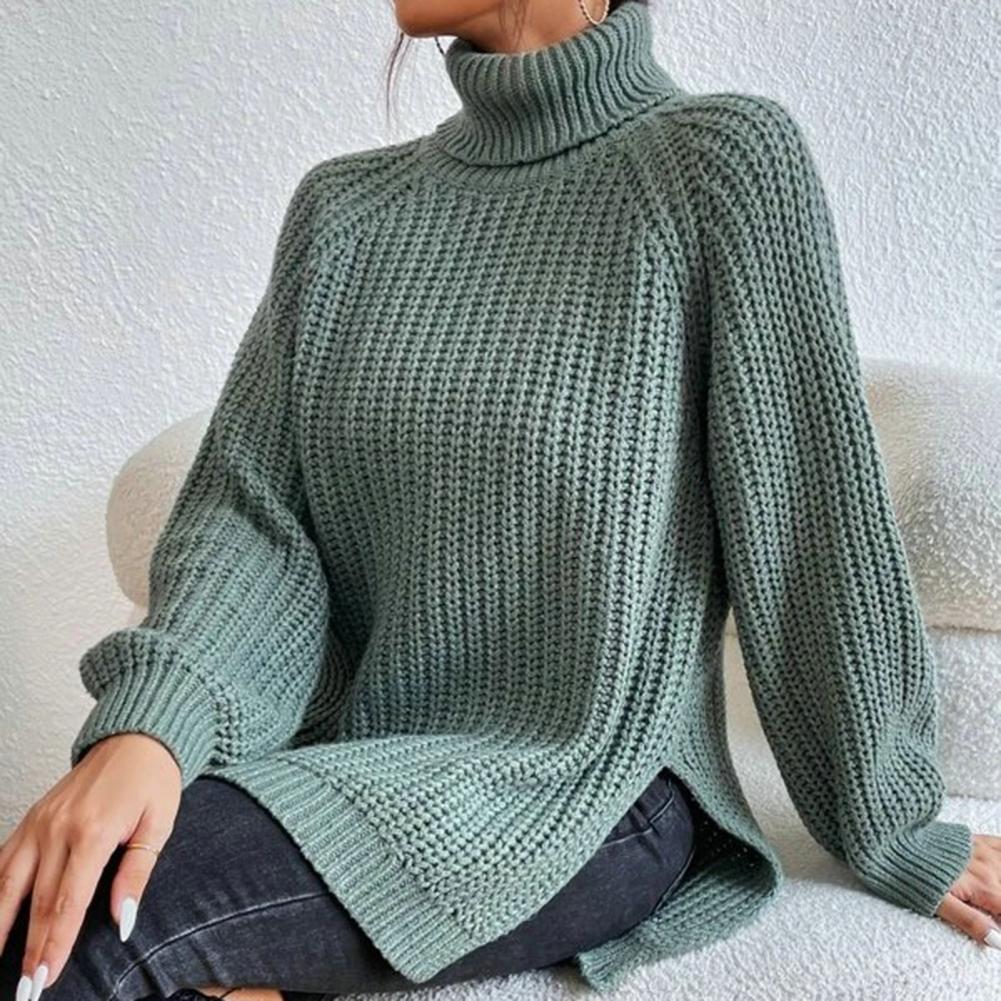Annette | Klassischer Rollkragen-Strickpullover
