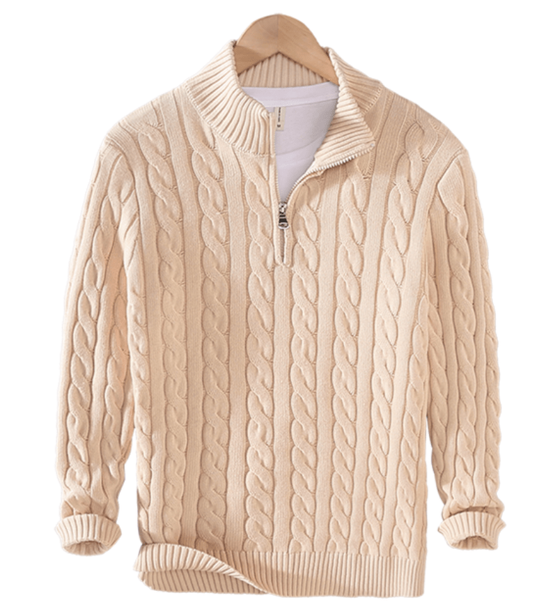 Anton | Grob gemusterter Strickpullover