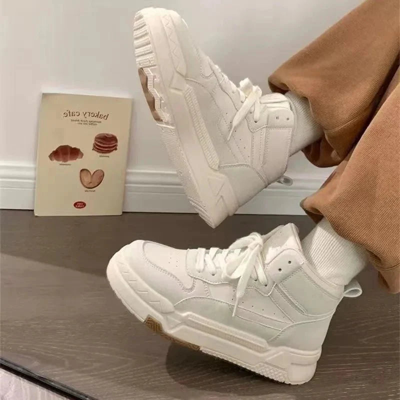 Talina | Sportliche High-Top Plateau-Sneaker