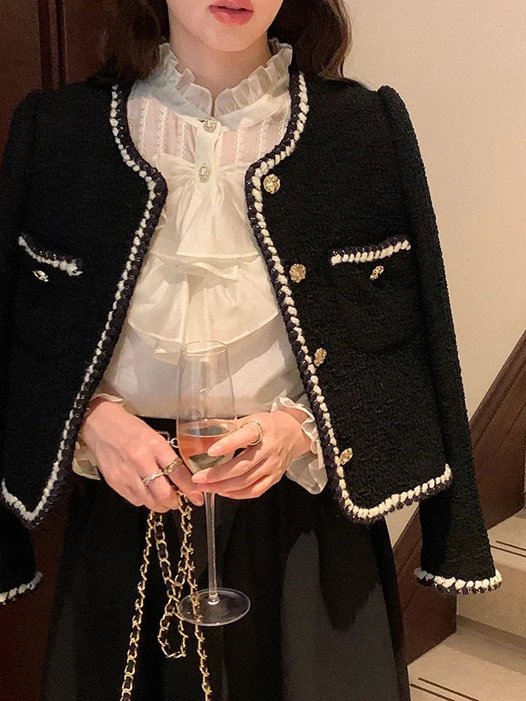 Virelda | Vintage-inspirierter Tweed-Blazer