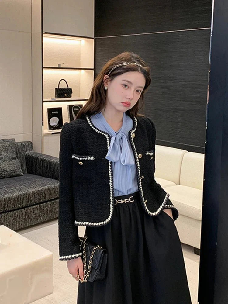 Virelda | Vintage-inspirierter Tweed-Blazer