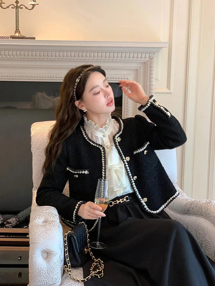 Virelda | Vintage-inspirierter Tweed-Blazer