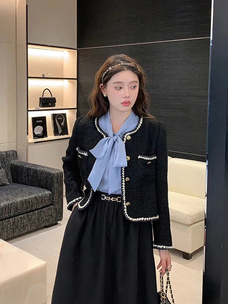 Virelda | Vintage-inspirierter Tweed-Blazer