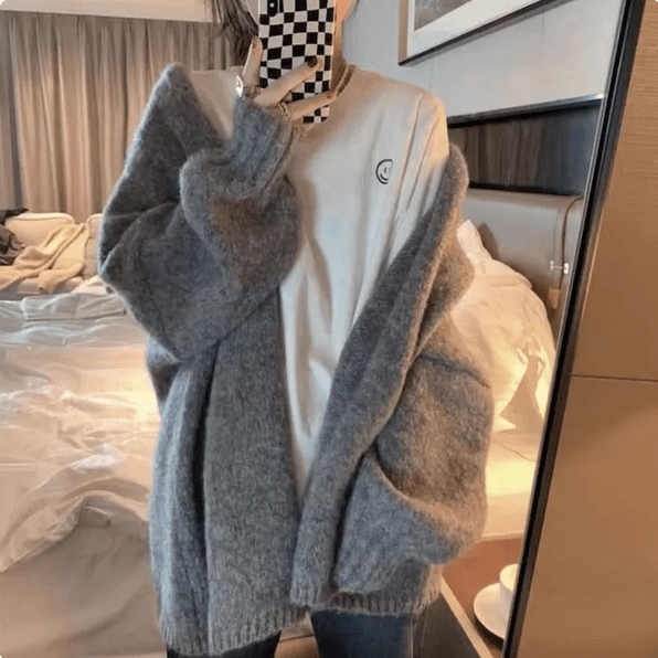 Eirlys | Lässiger Strick-Cardigan