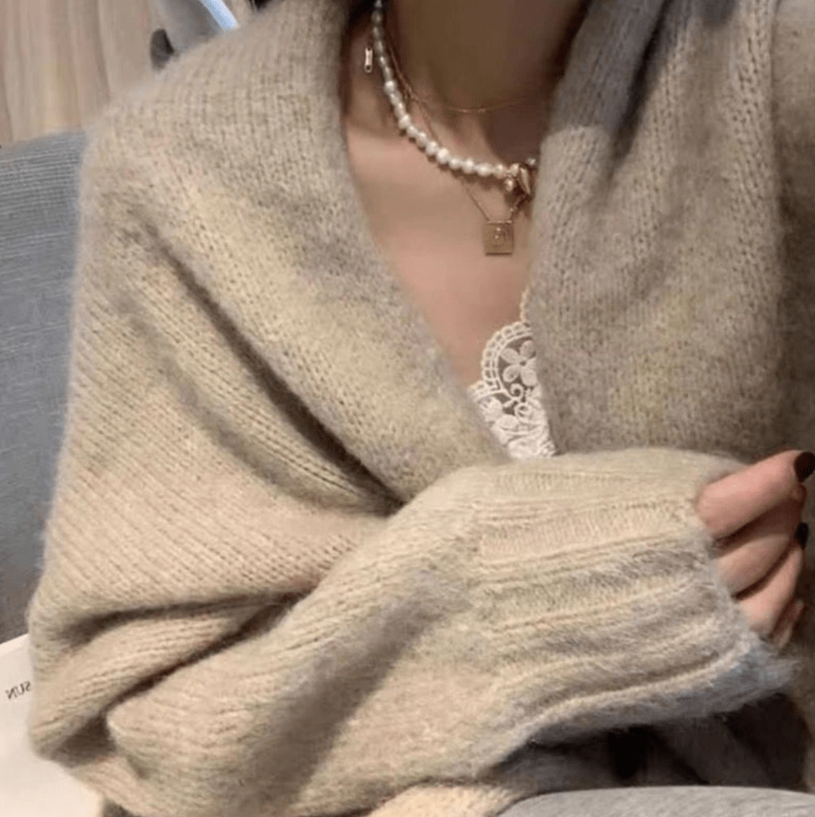 Eirlys | Lässiger Strick-Cardigan