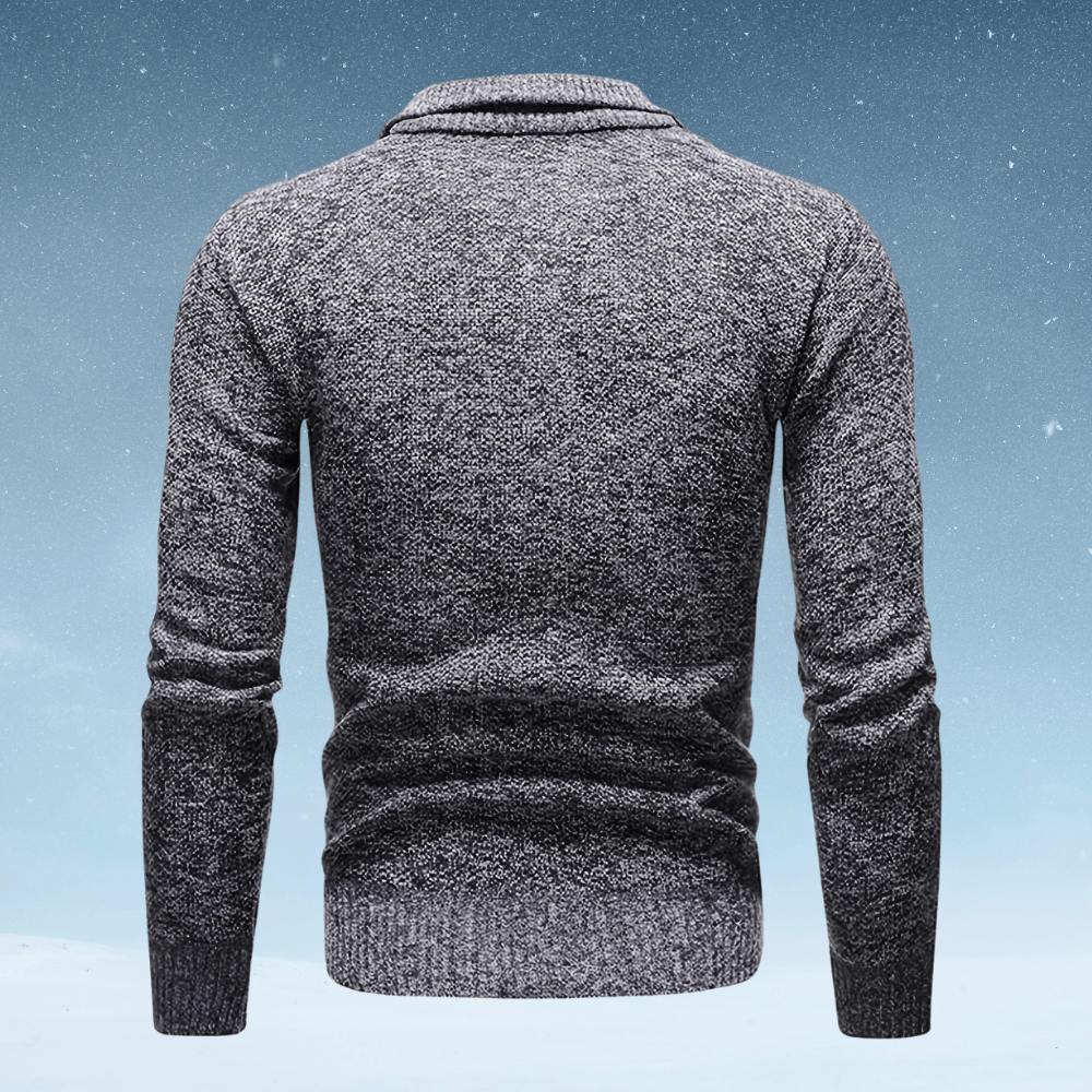 Idris | Gemütlicher Thermopullover mit halbem Reißverschluss