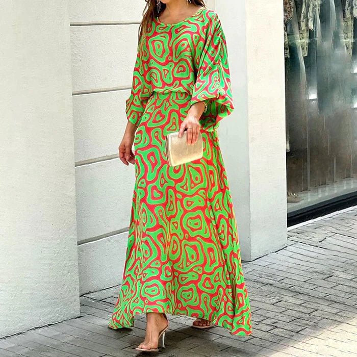 Haisley | Maxikleid mit Bohemien-Print