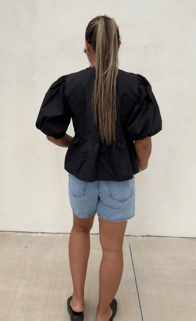 Harriett | Stilvolle Schößchenbluse