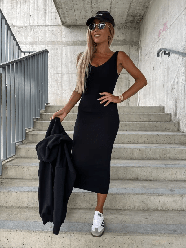 Evandra | Lagen-Set aus Strick und Kleid
