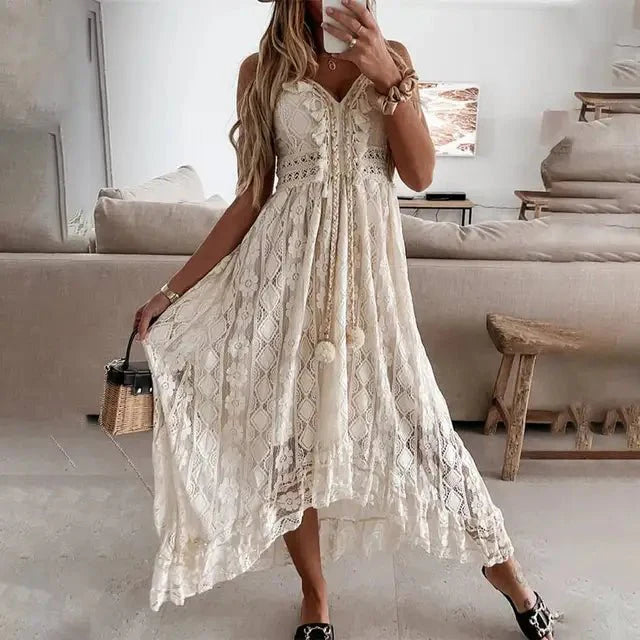 Allison | Romantisches Boho Maxikleid