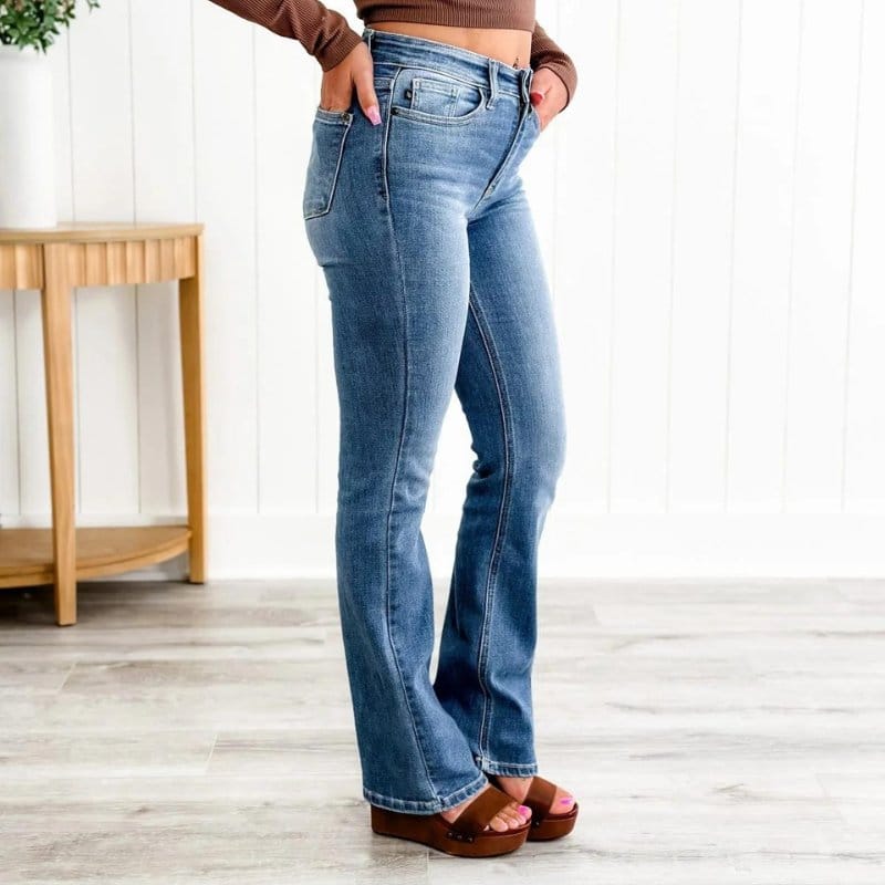 Solvra | Shaping-Jeans mit hohem Bund