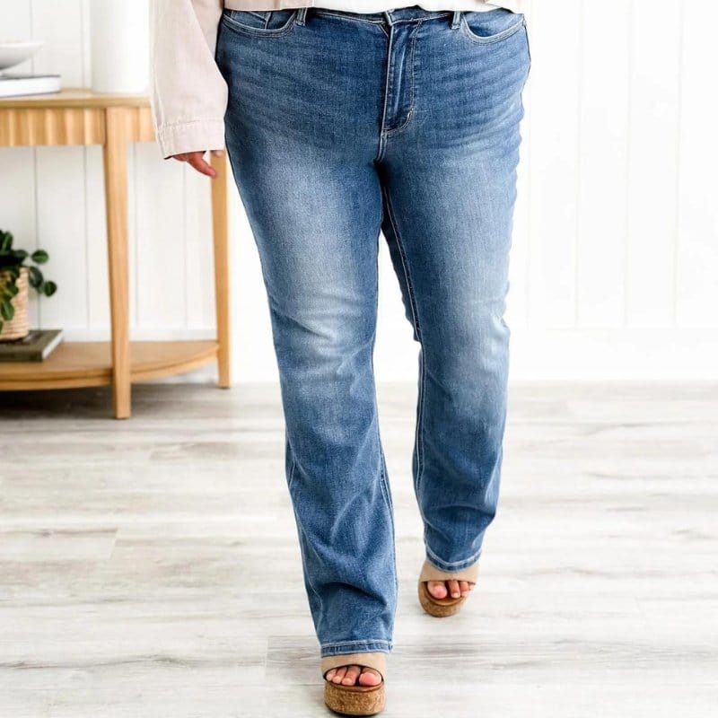Solvra | Shaping-Jeans mit hohem Bund