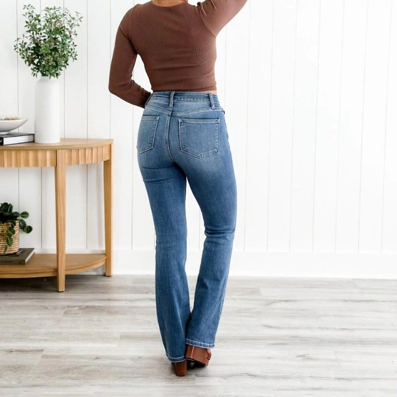 Solvra | Shaping-Jeans mit hohem Bund