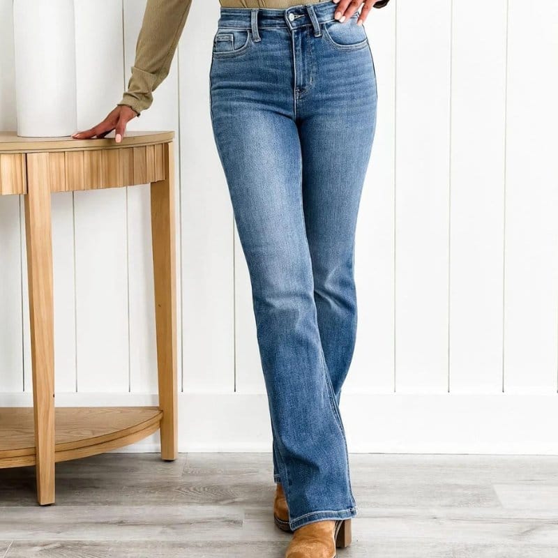 Solvra | Shaping-Jeans mit hohem Bund