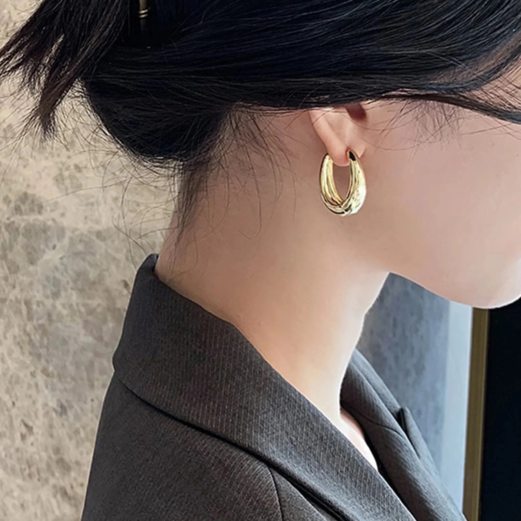 Juna | Edgy Blitz Creolen