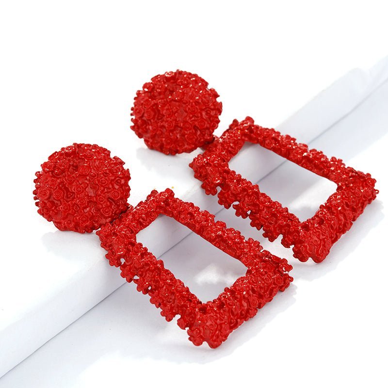 Micara | Quadratische Statement-Ohrringe