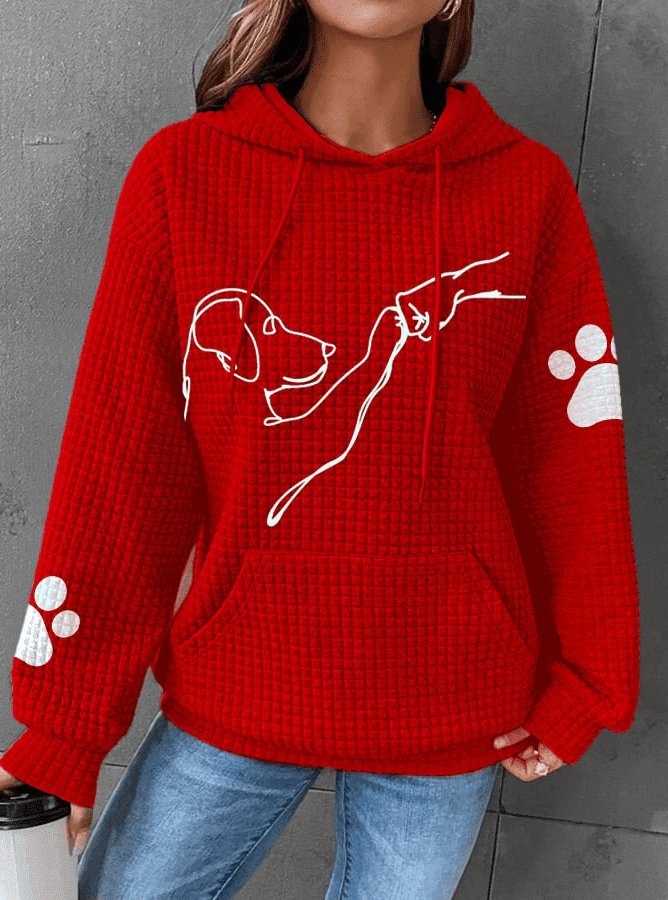 Ella | Gemütlicher Hoodie mit Hunde-Print