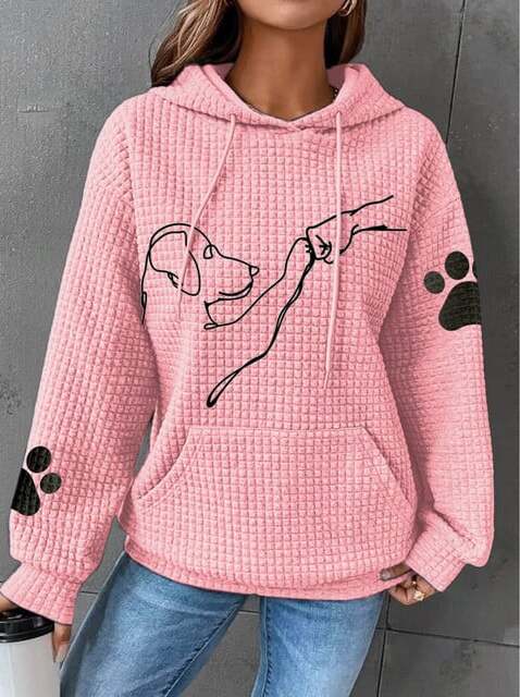 Ella | Gemütlicher Hoodie mit Hunde-Print