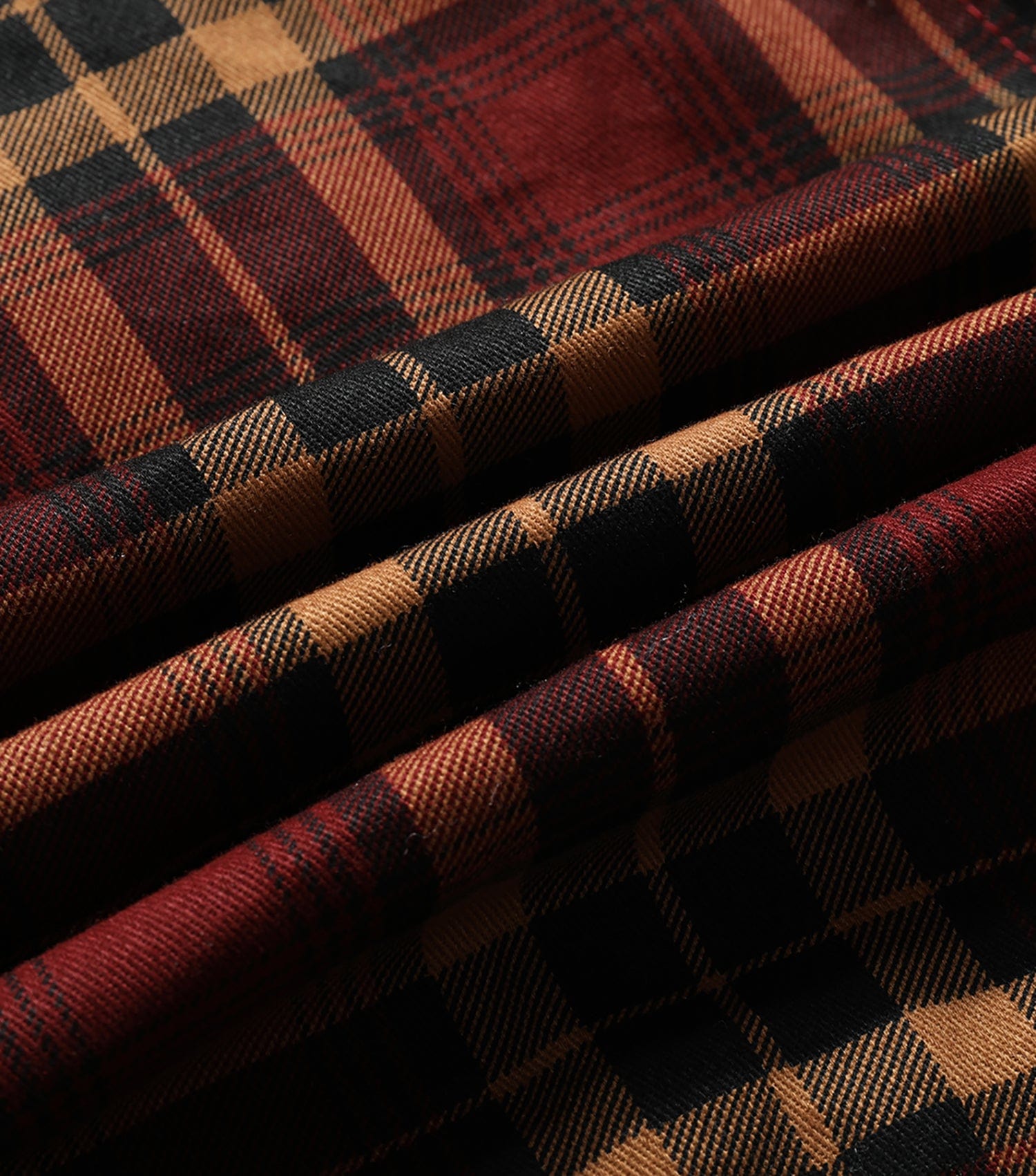 Morvenya | Karierte Jacke mit Plüschfutter