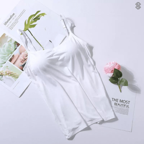 Tertia | Nahtloses Top mit integriertem BH