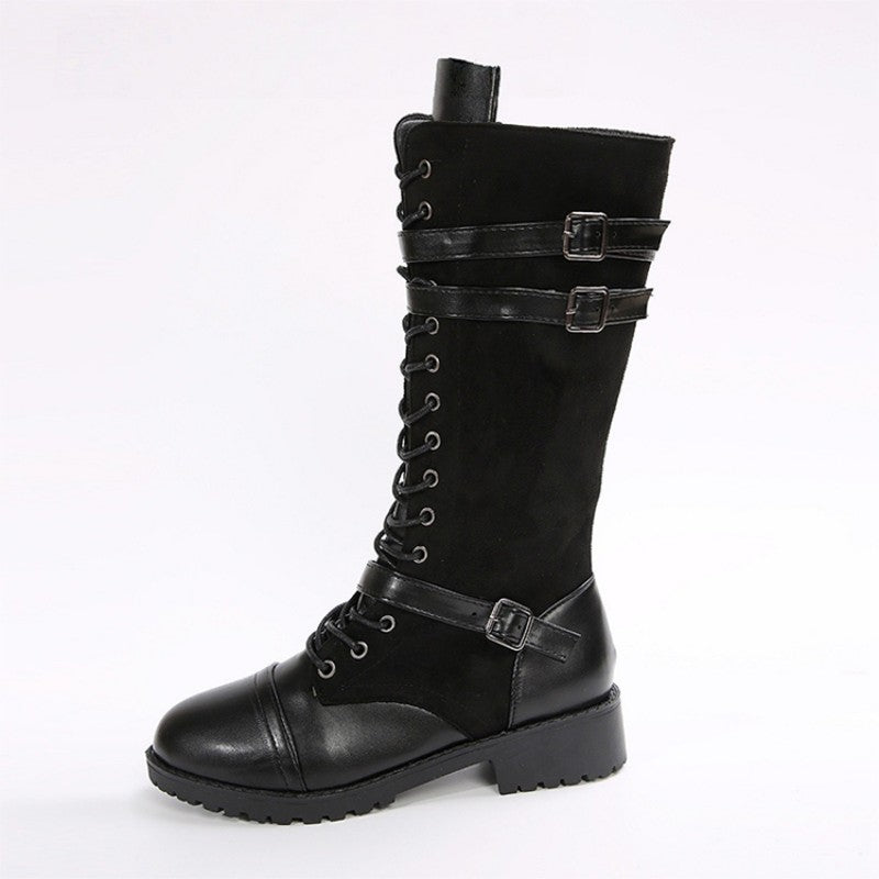 Vintage-Kampfstiefel für Damen